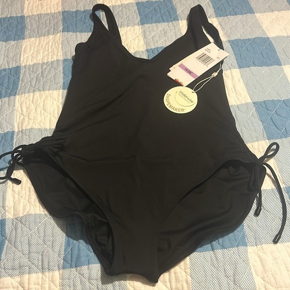 NWT: Coco Reef Contours Slimming Stellar Shirred Side Tie One Piece 14/38C - Picture 5 of 16